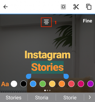 Cambiare font nelle Storie di Instagram