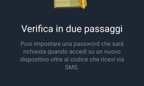 Come attivare la verifica in due passaggi Telegram su Android/iPhone