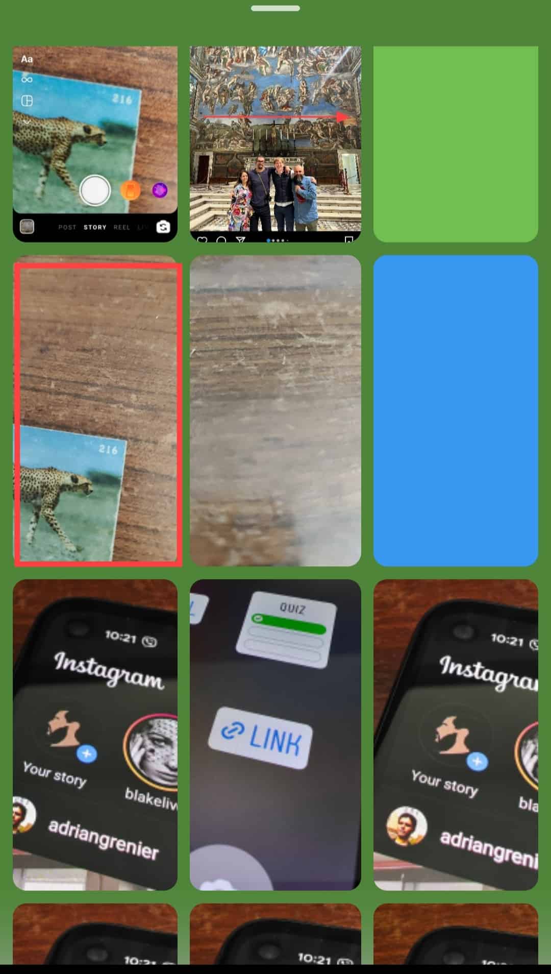 Come cambiare l'immagine del colore di sfondo di Instagram Story 18