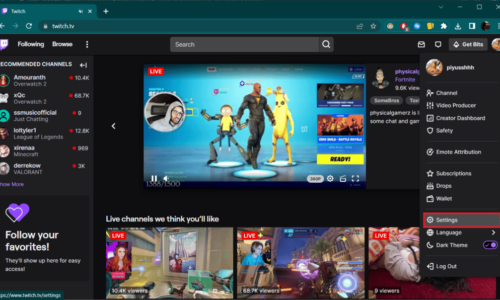 Come cambiare la tua immagine profilo di Twitch